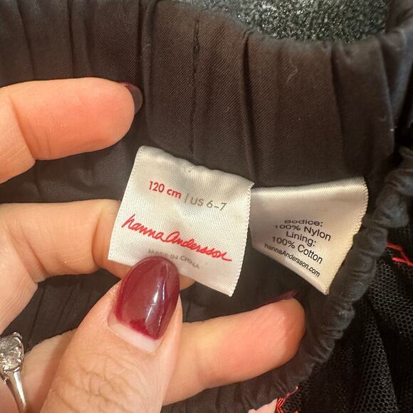 NWT $74 Hanna Andersson Tulle Flower Embroidered Skirt. Sz 120cm (6-7Y)(6C) - Picture 7 of 7